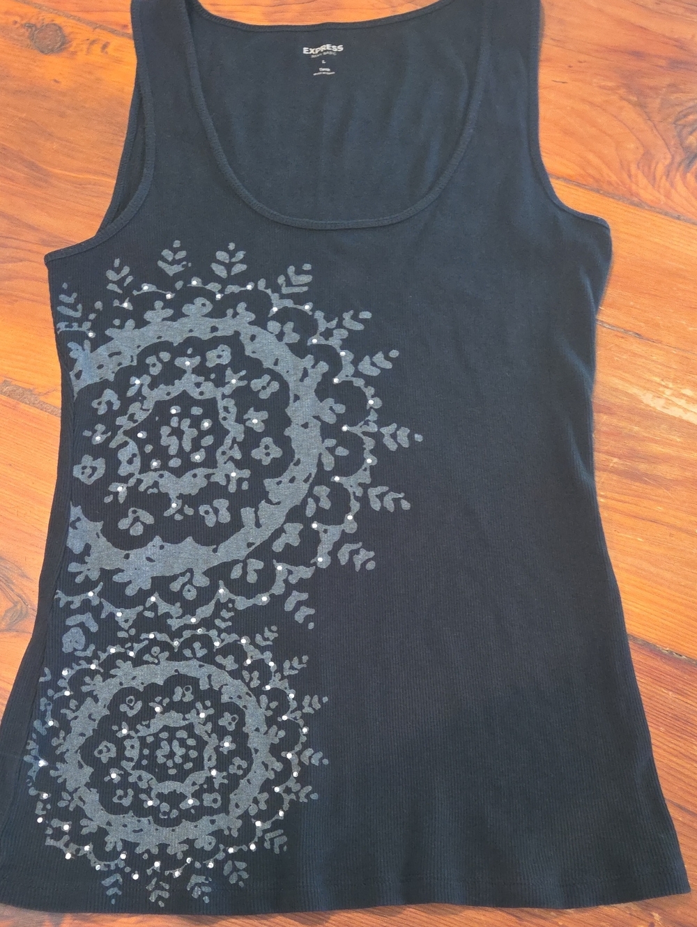 Sparkly Express Sexy Basic Large Tank